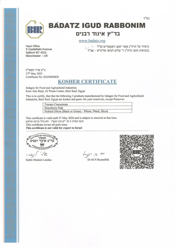 Indagro_Certificates_Kosher-1