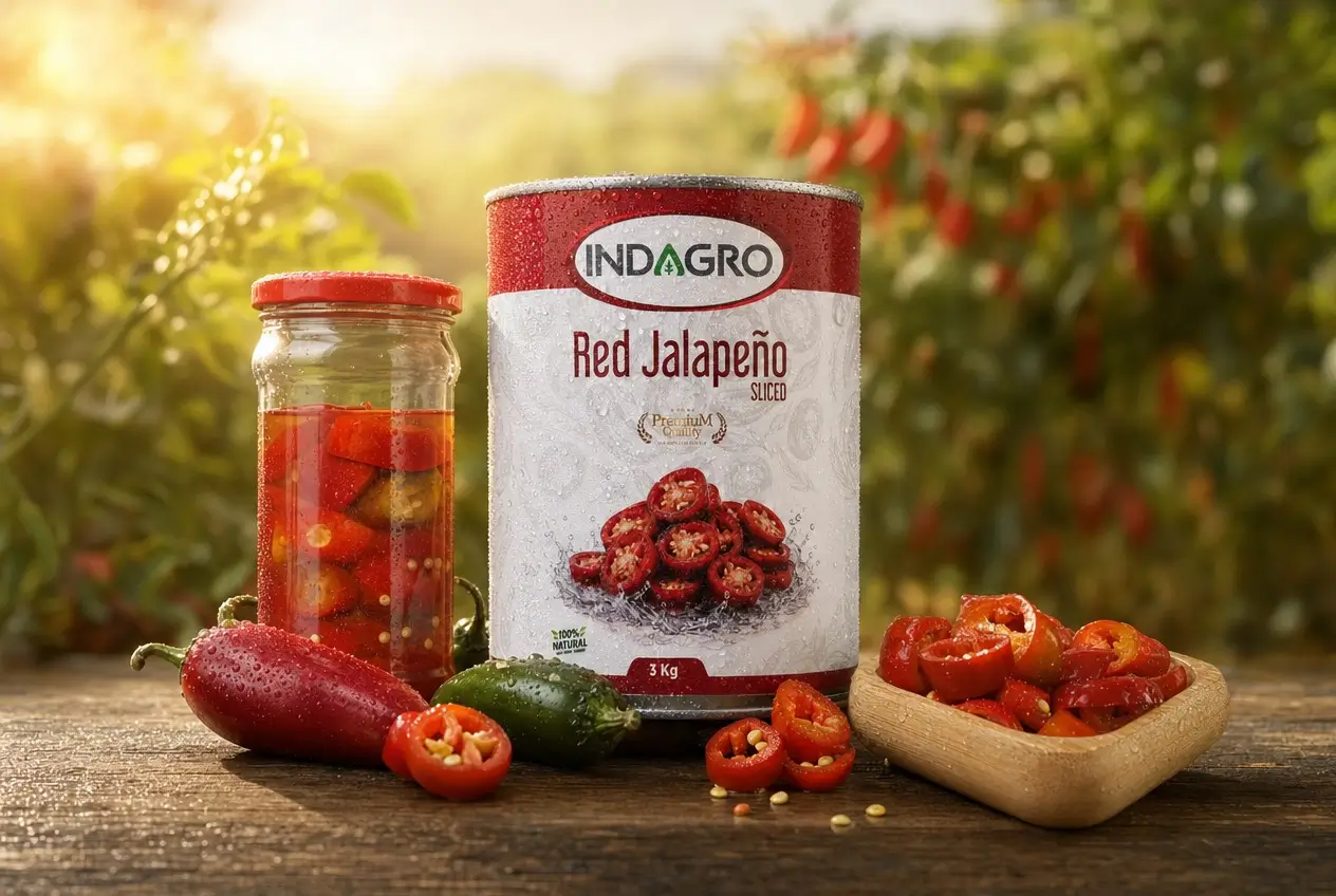 Red jalapeno peppers